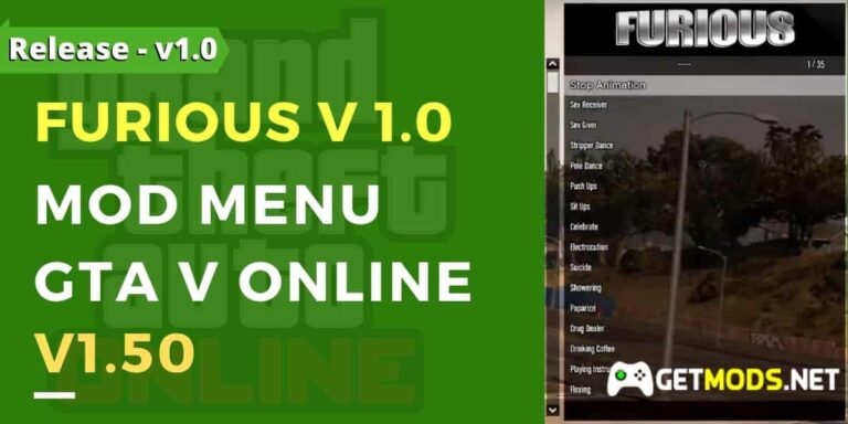 download furious v1.0 mod menu