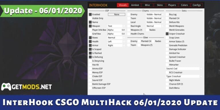 InterHook csgo multihack 06/01/2020 update