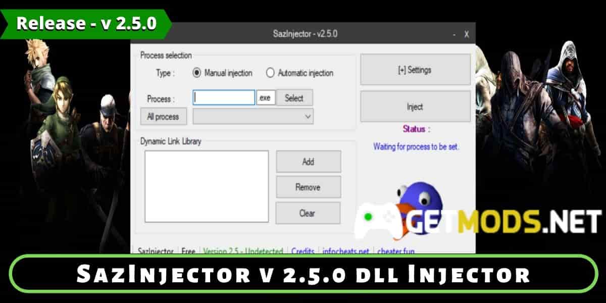 Download Sazinjecor V2 5 0 Dll Injector For All Games