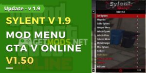 download sylent 1.9 mod menu gta online