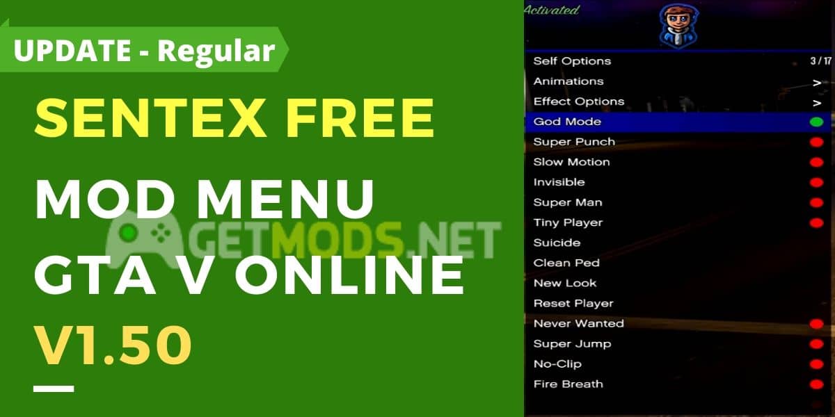 download sentex free mod menu gta v online 1.50