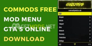 commods gta 5 online mod menu
