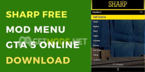 Sharp Mod Menu Free GTA 5 Online
