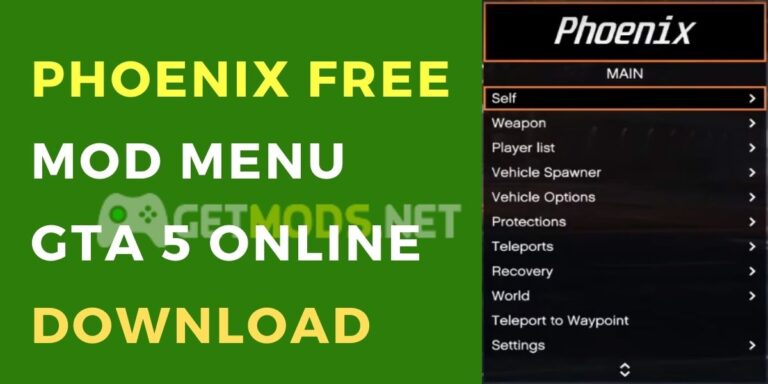Phoenix v1.0 Free Mod Menu