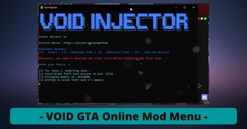 Void 1.38 Free Mod Menu GTA 5 Online 1.53