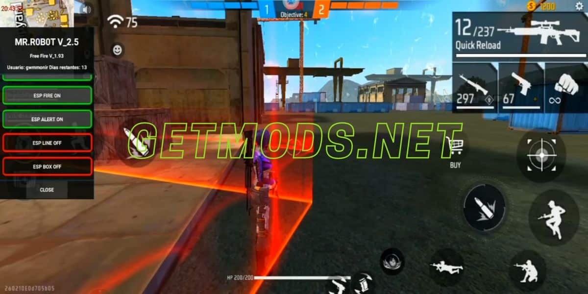 free fire apk mod download 2024 ob45