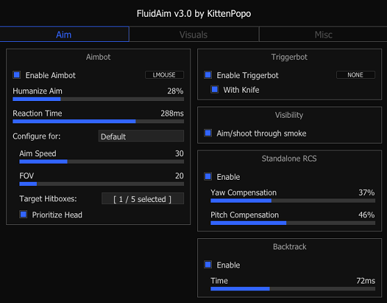 FluidAim CSGO Cheat