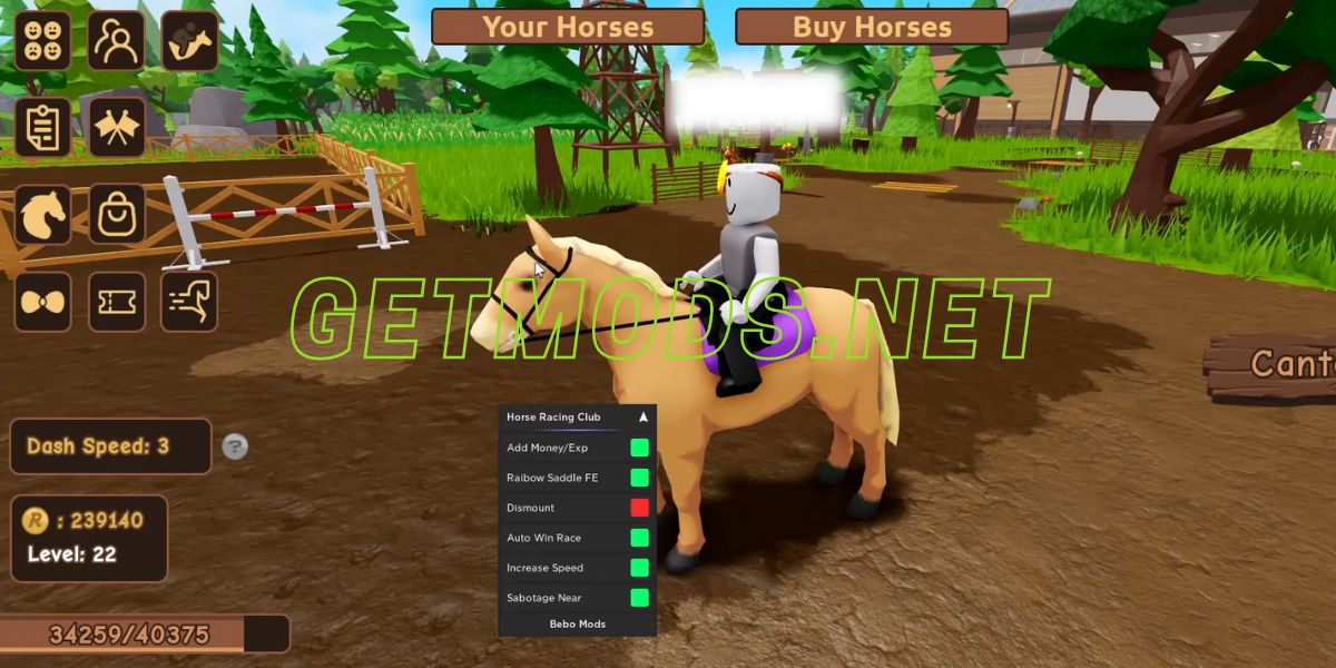 Trying NEW Horse Game on Roblox! 🏇 Horse Racing Club 