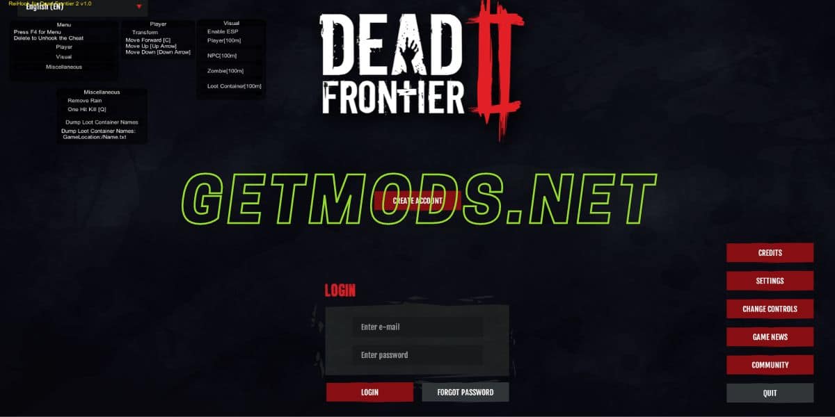 Dead Frontier 2 Hack ReiHook