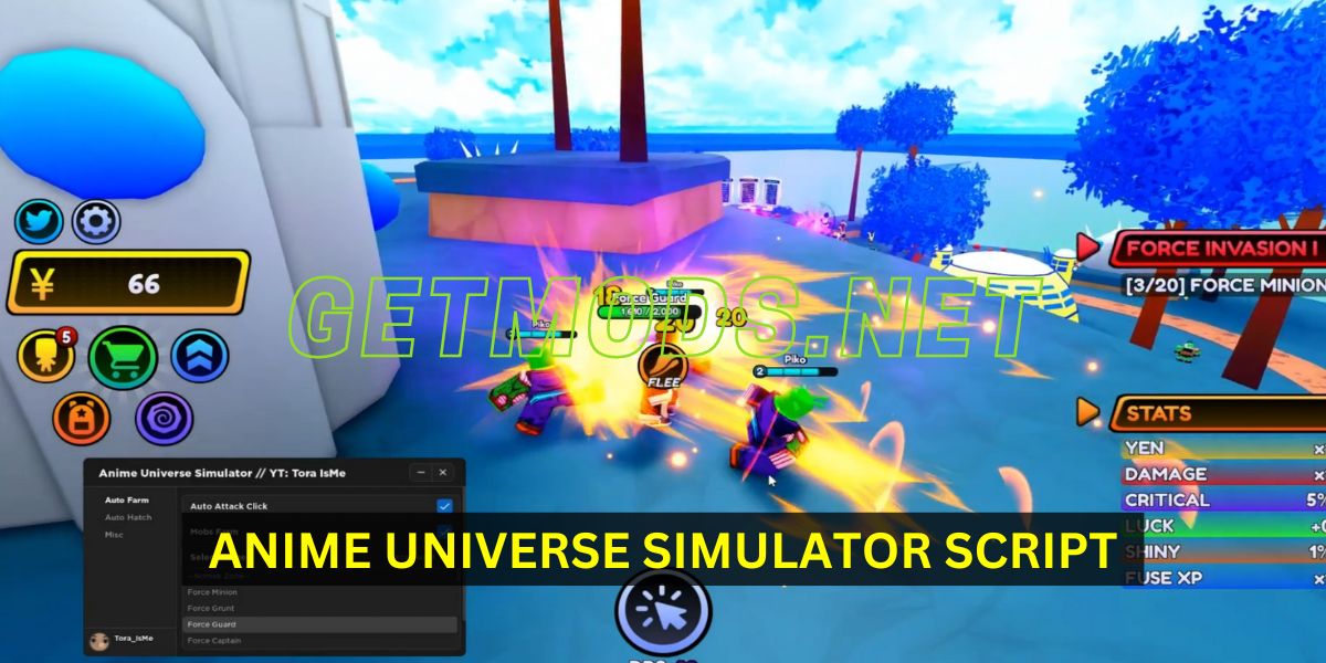 Anime Universe Simulator Script - Kill Aura, Farm & More