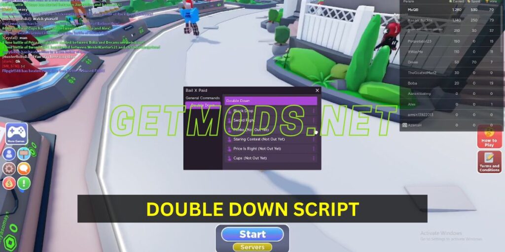 Double Down Script