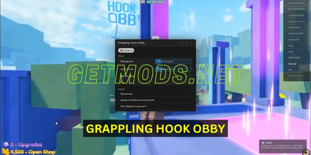 Grappling Hook Obby
