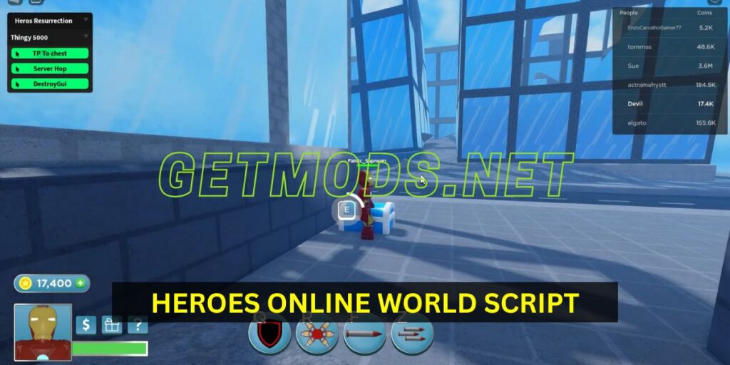 Heroes Online World Script
