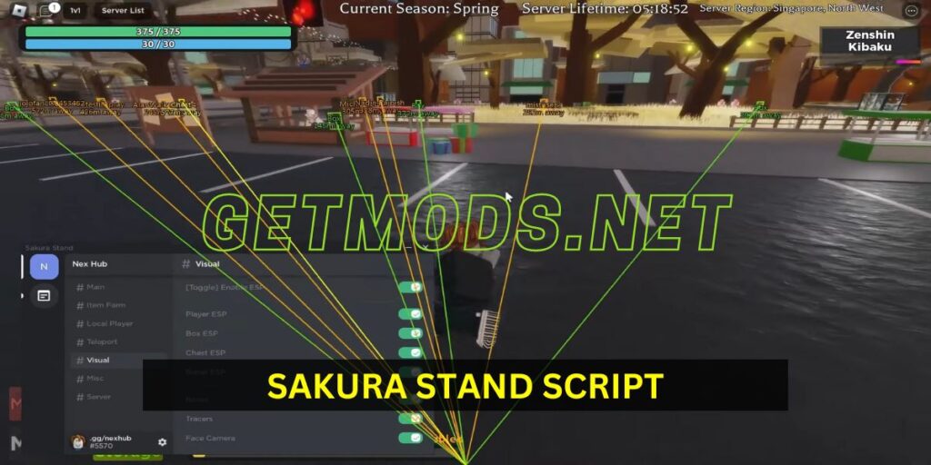 Sakura Stand Script