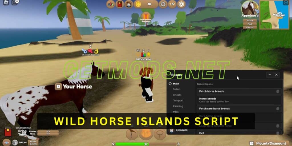 Wild Horse Islands Script