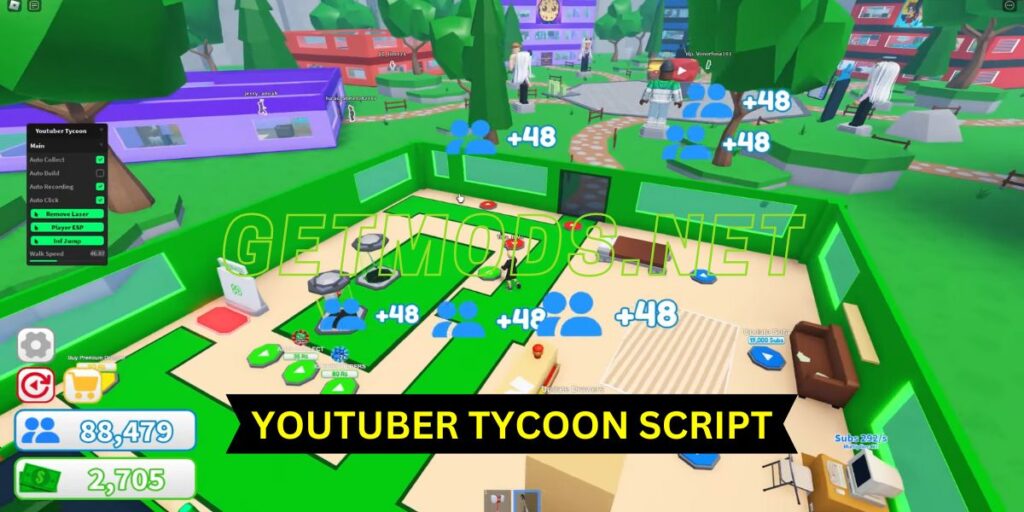 Youtuber Tycoon Script