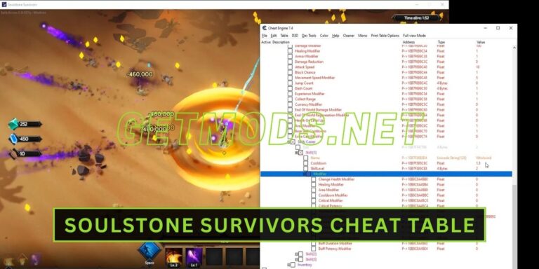 Soulstone Survivors Cheat Table