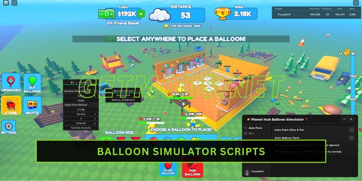 Balloon Simulator Script