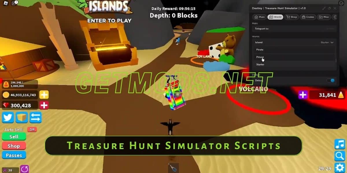 Treasure Hunt Simulator Script