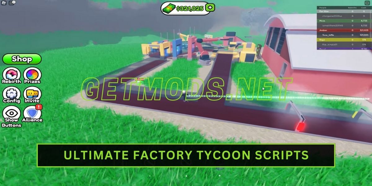 Ultimate Factory Tycoon Script