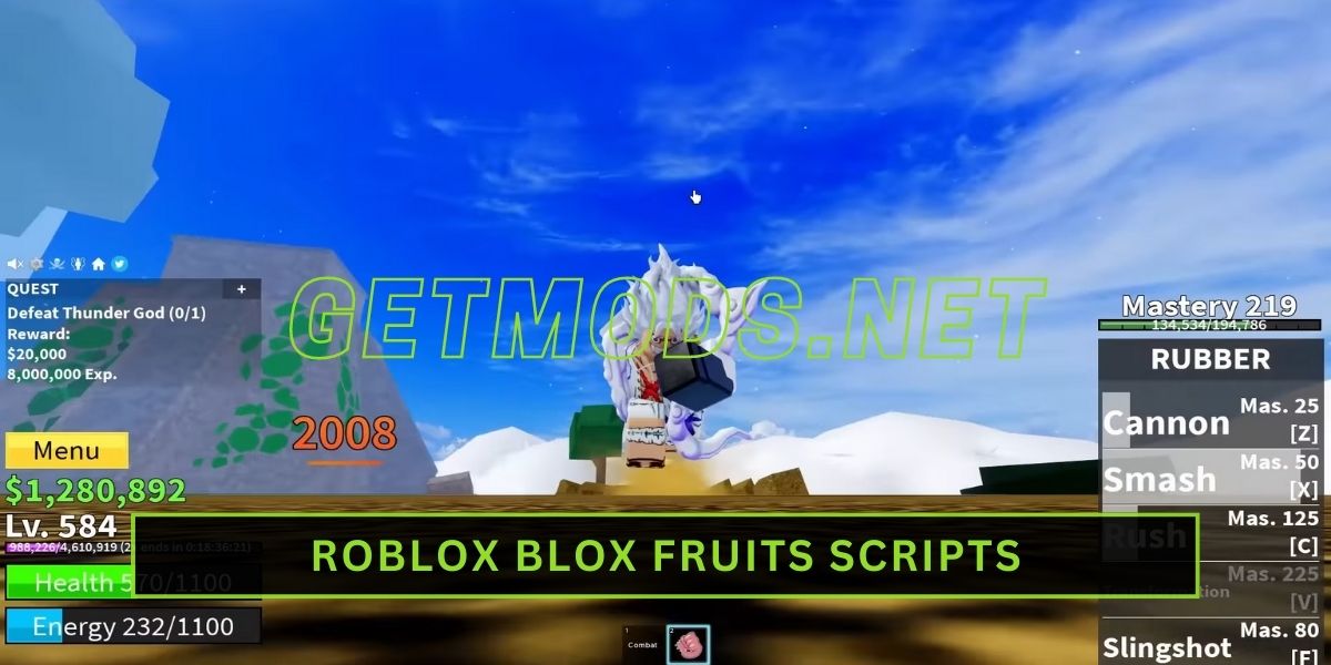 Thunder Z Hub Blox Fruits Script - Arceus X