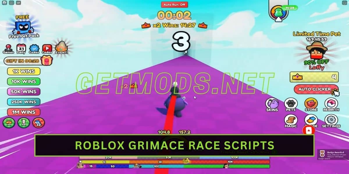 Grimace Race Script