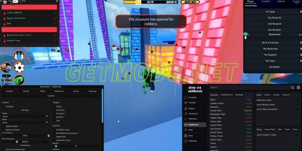 NEW] Jailbreak Script, Auto Rob, Auto Arrest