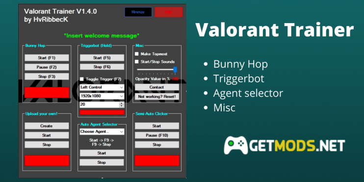 Valorant Trainer Legit Hack Free Download Getmods Net